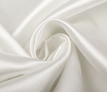 Crêpe Satin Silk White