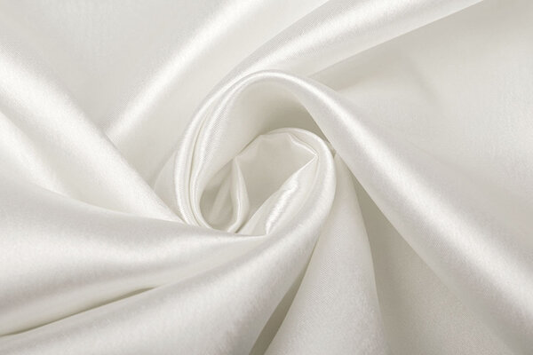 Crêpe Satin Silk Weiß Crêpe Satin Silk Weiß