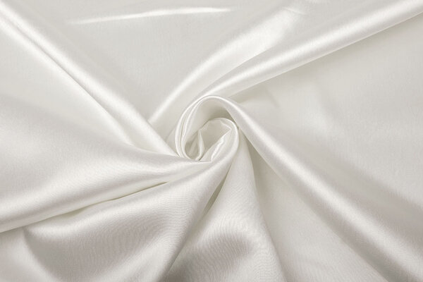 Crêpe Satin Silk Weiß Crêpe Satin Silk Weiß