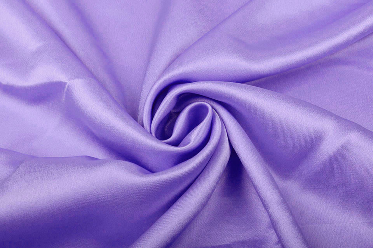 Satin Crêpe Foncé Lilas