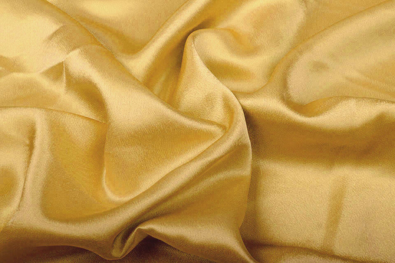 Crêpe Satin Dunkel gold Crêpe Satin Dunkel gold