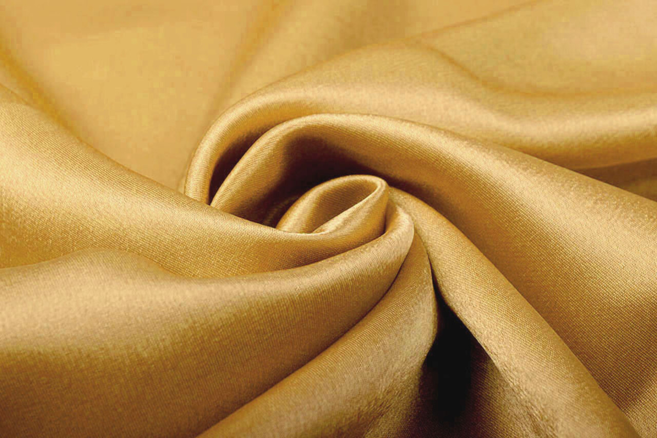 Crêpe Satin Dunkel gold Crêpe Satin Dunkel gold