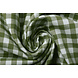 Gingham Check 8 mm Moss Green Gingham Check 8 mm Moss Green