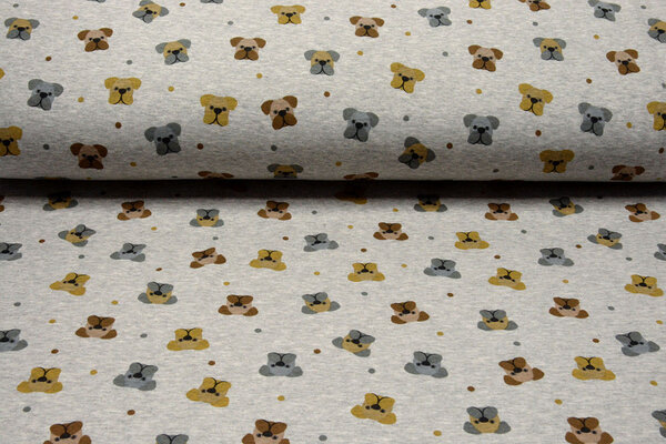 Jogging Alpenfleece Hond Grijs Melange