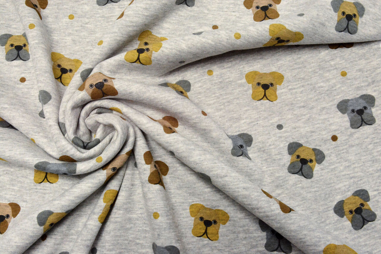 Jogging Alpenfleece Hond Grijs Melange