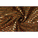Sequins on Lurex Rust brique