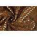 Sequins on Lurex Rust brique