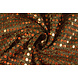 Sequins on Lurex Rust brique