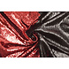 Reversible Lentejuelas Tela Rojo-Negro Reversible Lentejuelas Tela Rojo-Negro