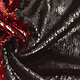 Reversible Sequin Fabric Red-Black