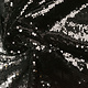 Reversible Sequin Fabric Black-Silver