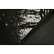Réversible Paillettes Tissu Noir-Argent Réversible Paillettes Tissu Noir-Argent