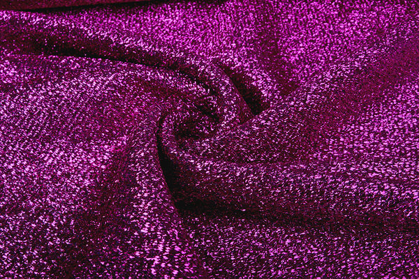 Knitted Glitter Metallic Cyclamen