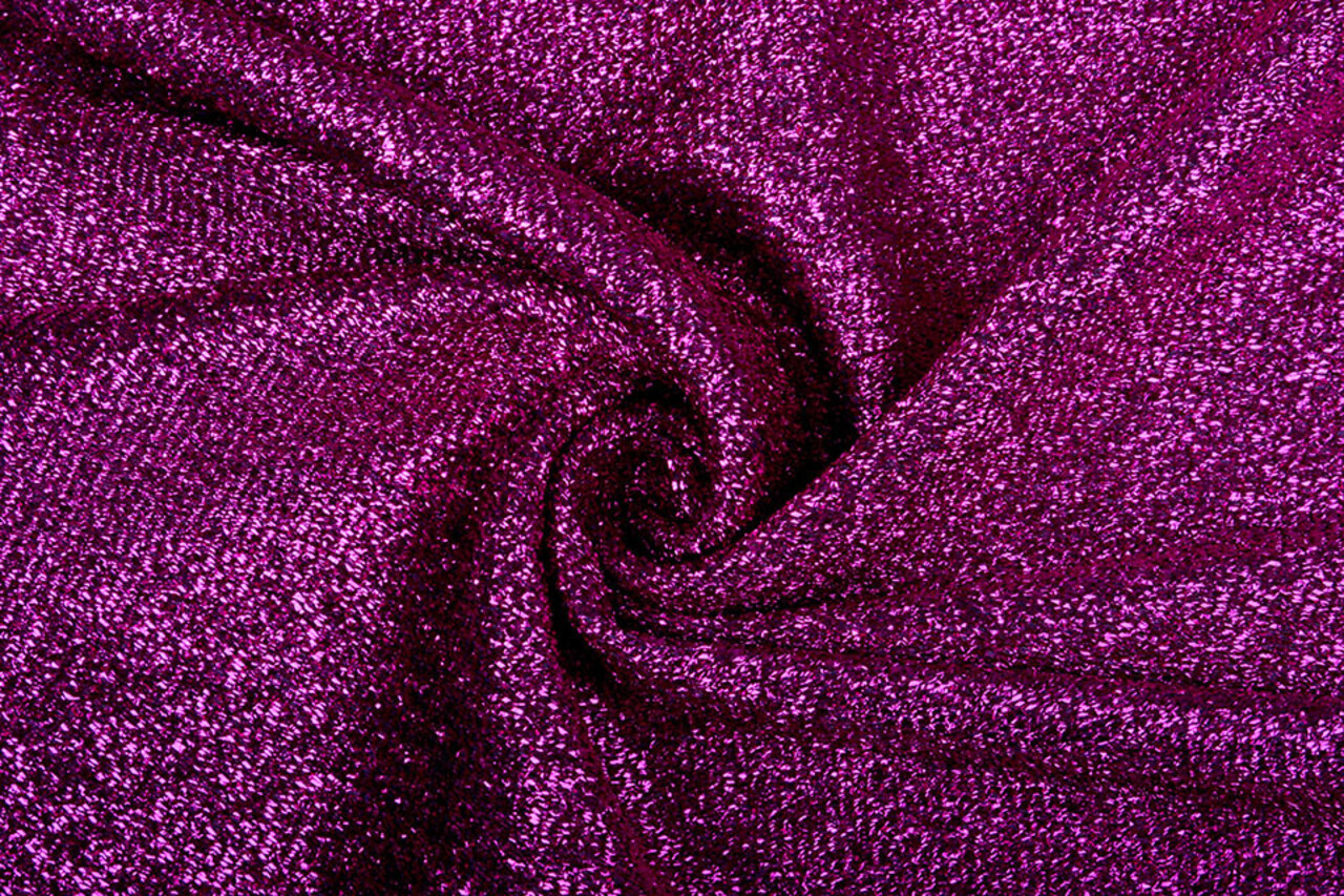 Gestricktes Glitzer Metallic Alpenveilchen