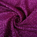 A Maglia Glitter Metallizzato Ciclamino