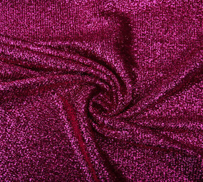 Gestricktes Glitzer Metallic Fuchsie Gestricktes Glitzer Metallic Fuchsie