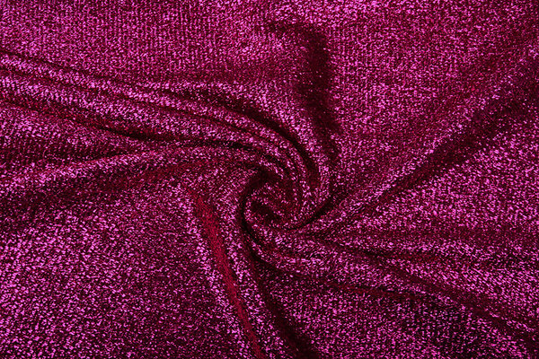 Gestricktes Glitzer Metallic Fuchsie Gestricktes Glitzer Metallic Fuchsie