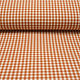 Gingham Check 8 mm Orange-Brique