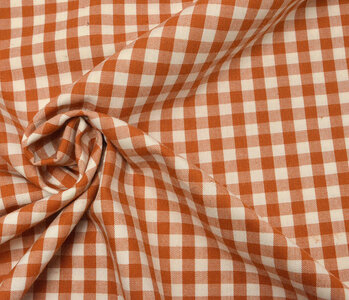 Boerenbont Ruit 8 mm Oranje-Brique