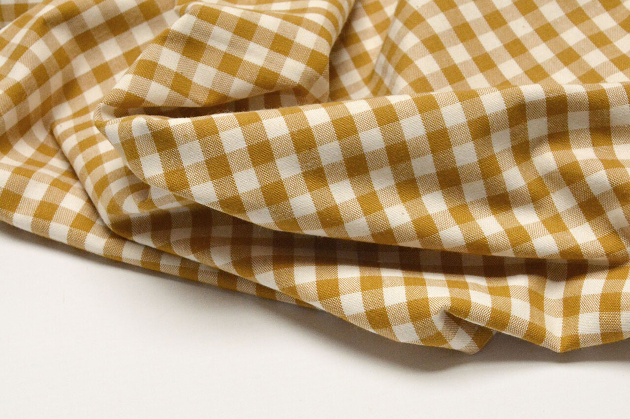 Boerenbont Ruit 8 mm Mosterd Boerenbont Ruit 8 mm Mosterd