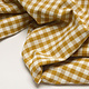 Gingham Check 8 mm Mustard