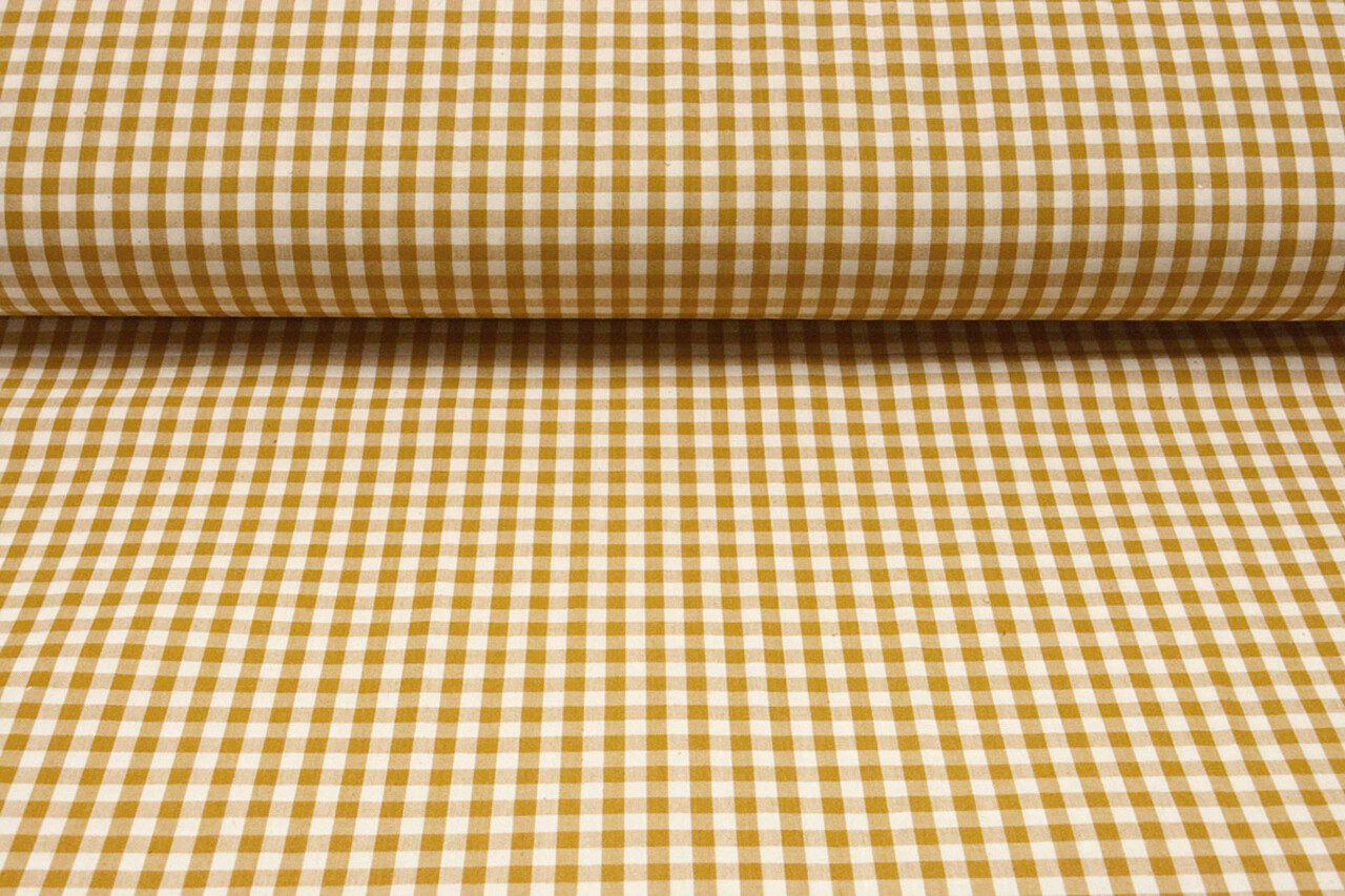 Boerenbont Ruit 8 mm Mosterd Boerenbont Ruit 8 mm Mosterd