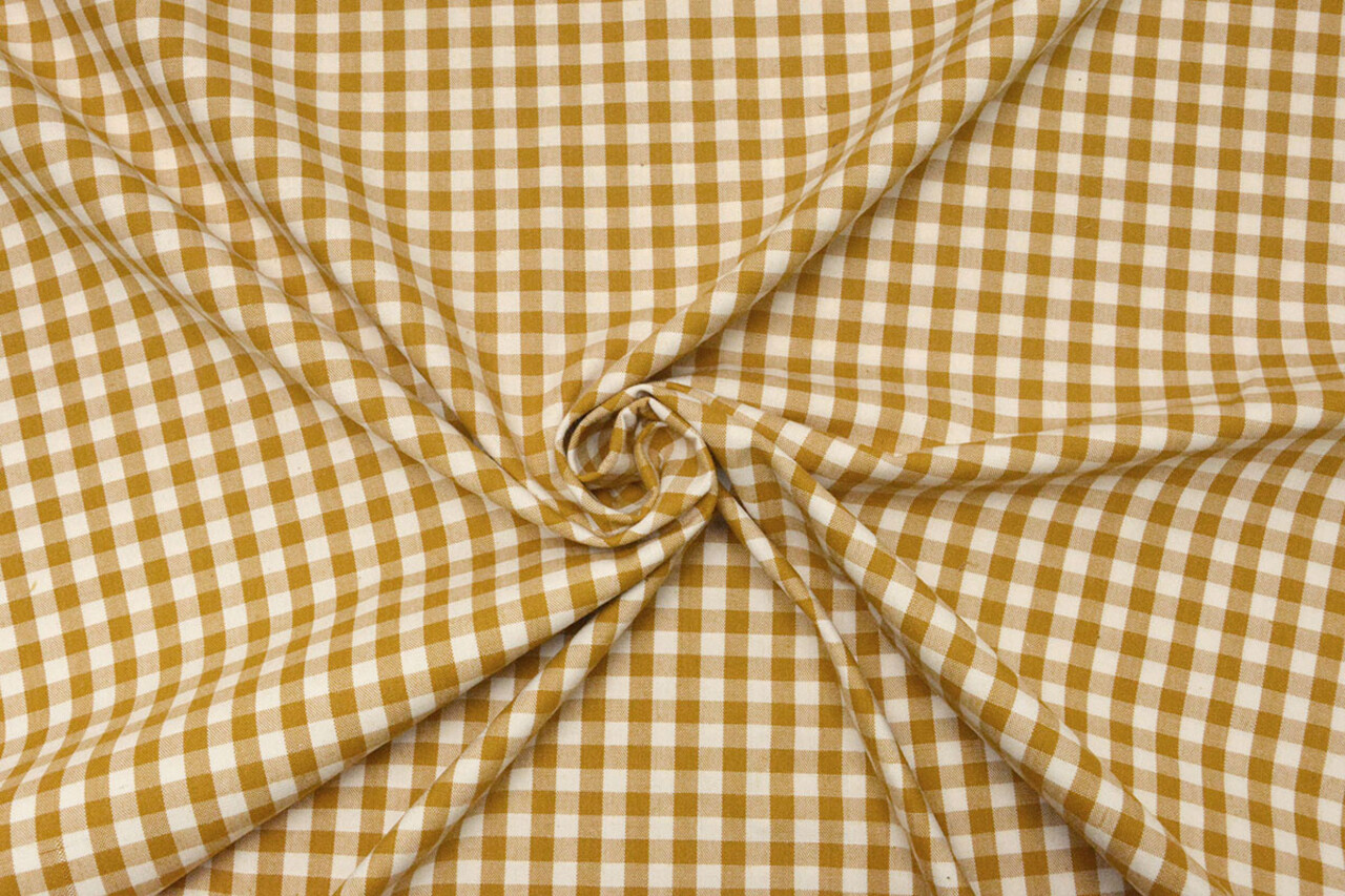 Boerenbont Ruit 8 mm Mosterd Boerenbont Ruit 8 mm Mosterd