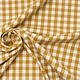 Gingham Check 8 mm Mustard