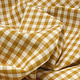 Gingham Check 8 mm Mustard