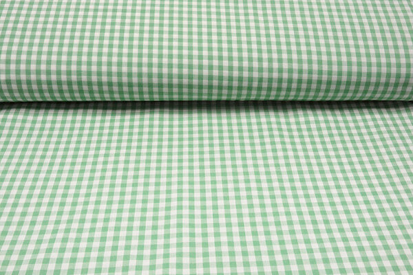 Vichy Traditionnel Carreaux 8 Mm Vert Menthe