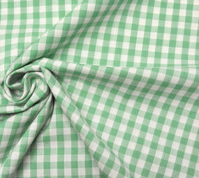 Bauern Karo 8 mm Minzgrün Bauern Karo 8 mm Minzgrün