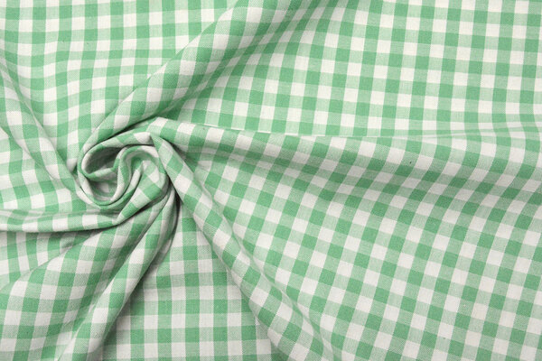 Vichy Traditionnel Carreaux 8 Mm Vert Menthe