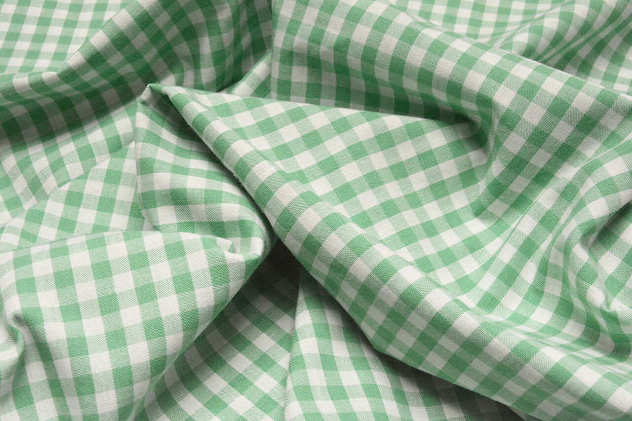 Bauern Karo 8 mm Minzgrün Bauern Karo 8 mm Minzgrün