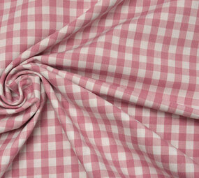 Boerenbont Ruit 8 mm Oud Roze Boerenbont Ruit 8 mm Oud Roze
