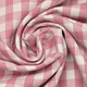 Gingham Check 8 mm Old Pink