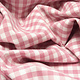 Gingham Check 8 mm Old Pink