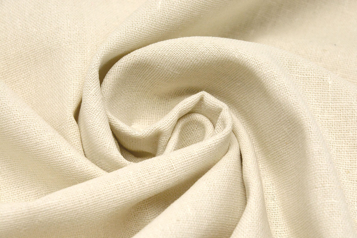 Linen Cotton Off White - Boelens Modestoffen