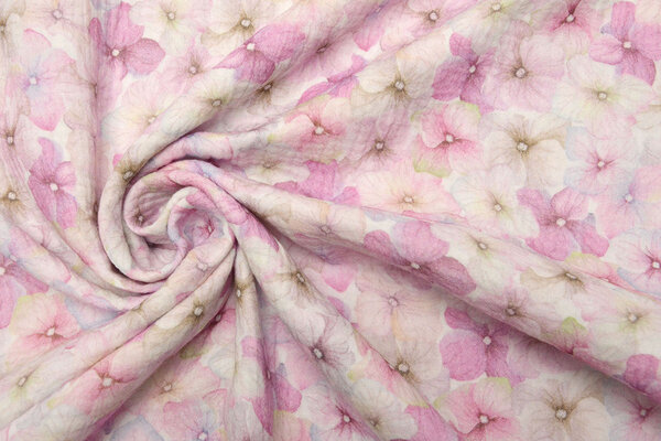 Oeko-Tex®  Hydrofiel Stof Bloemen Violetta