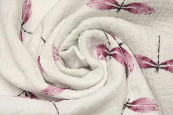 Oeko-Tex® Coton Double Gaze Tissu Libelle Oeko-Tex® Coton Double Gaze Tissu Libelle