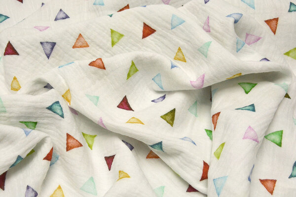 Oeko-Tex® Coton Double Gaze Tissu Triangulus Oeko-Tex® Coton Double Gaze Tissu Triangulus