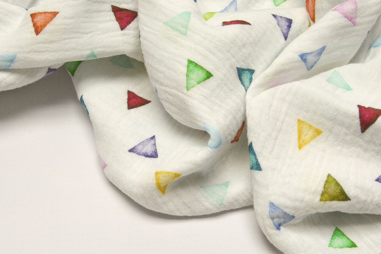 Oeko-Tex® Coton Double Gaze Tissu Triangulus Oeko-Tex® Coton Double Gaze Tissu Triangulus
