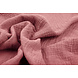 Oeko-Tex® Tessuto di Mussola Rosa Antico Scuro Oeko-Tex® Tessuto di Mussola Rosa Antico Scuro