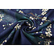 Scuba Crêpe Imprimé Bouquet de Fleurs Bleu Scuba Crêpe Imprimé Bouquet de Fleurs Bleu