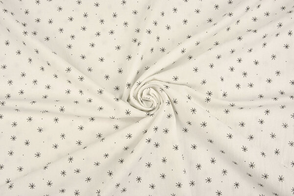 Oeko-Tex®  100% Gewaschene Baumwolle Sterne Elodie