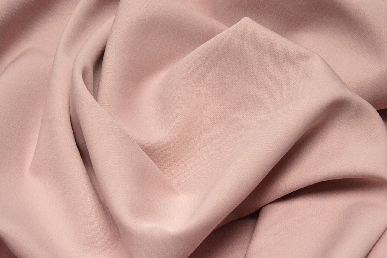 2-Way Crepe Stretch  Licht Oud Roze