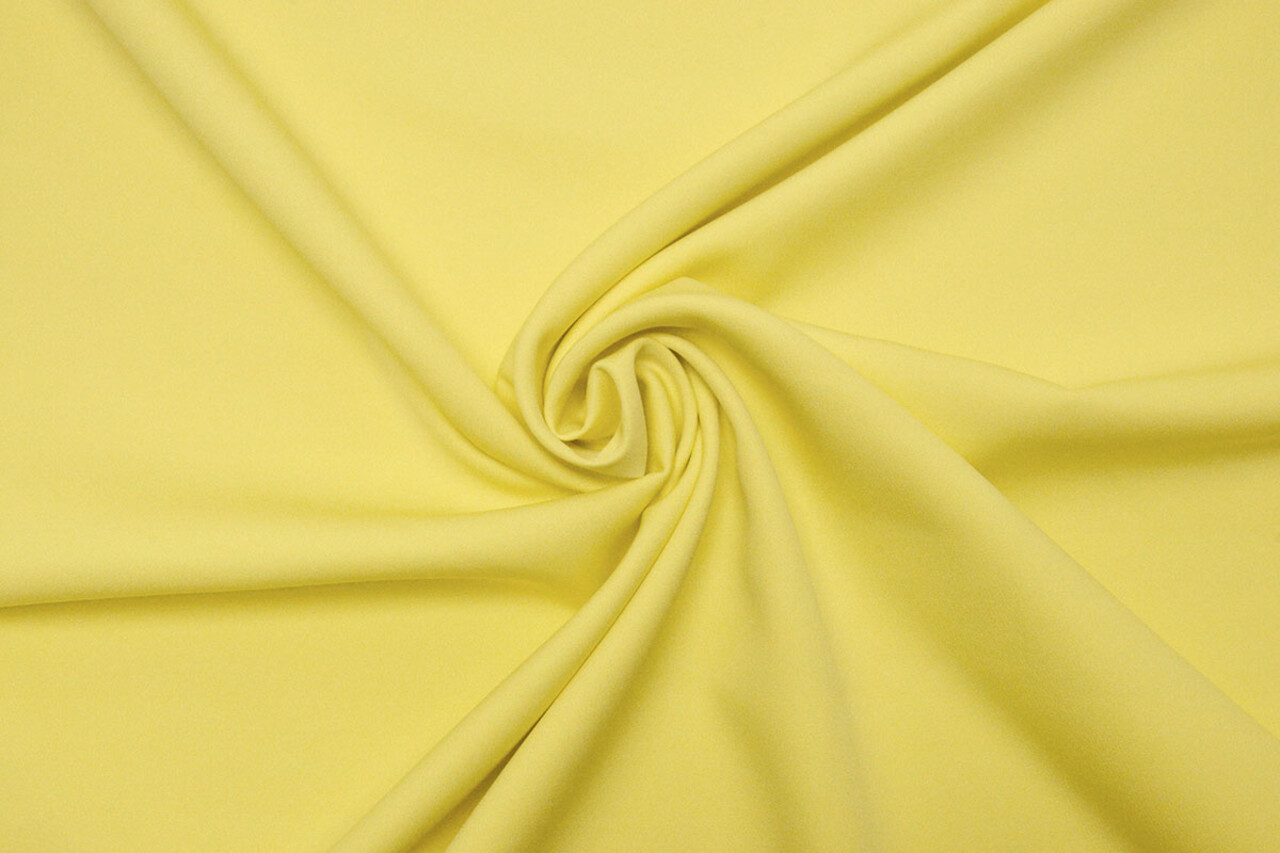 2-Way Crepe Stretch  Yellow 2-Way Crepe Stretch  Yellow