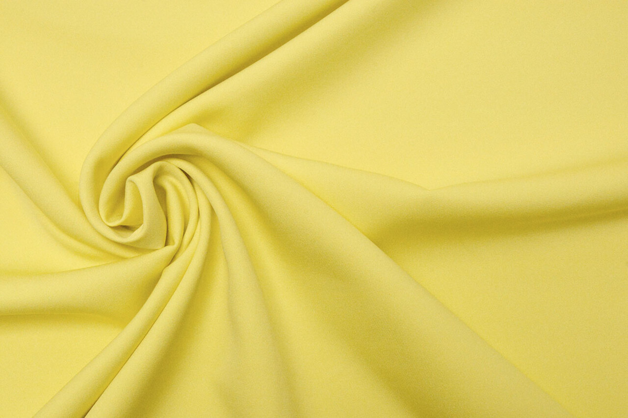 2-Way Crepe Stretch  Yellow 2-Way Crepe Stretch  Yellow
