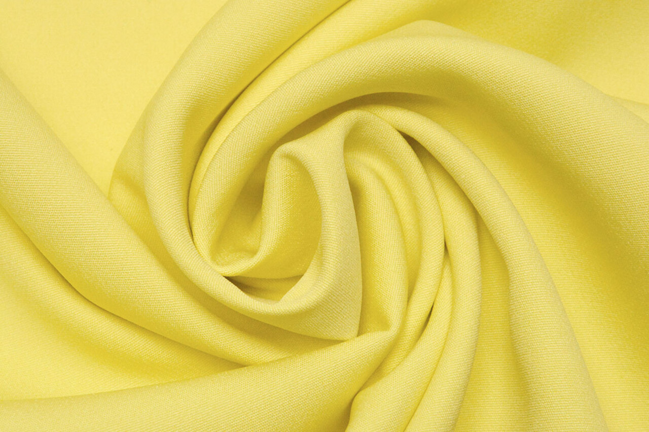 2-Way Crepe Stretch  Yellow 2-Way Crepe Stretch  Yellow