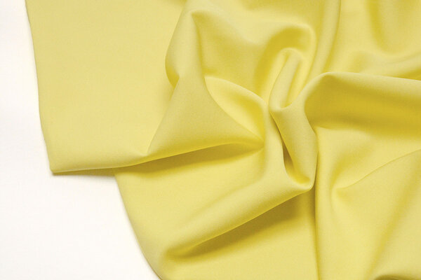2-Way Crepe Stretch  Yellow 2-Way Crepe Stretch  Yellow