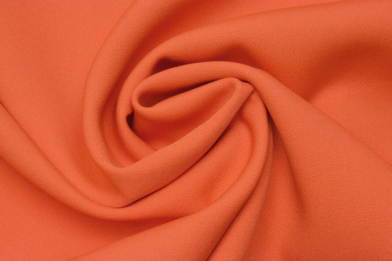 Crêpe Elasticizzato in 2 Direzioni Arancione Crêpe Elasticizzato in 2 Direzioni Arancione